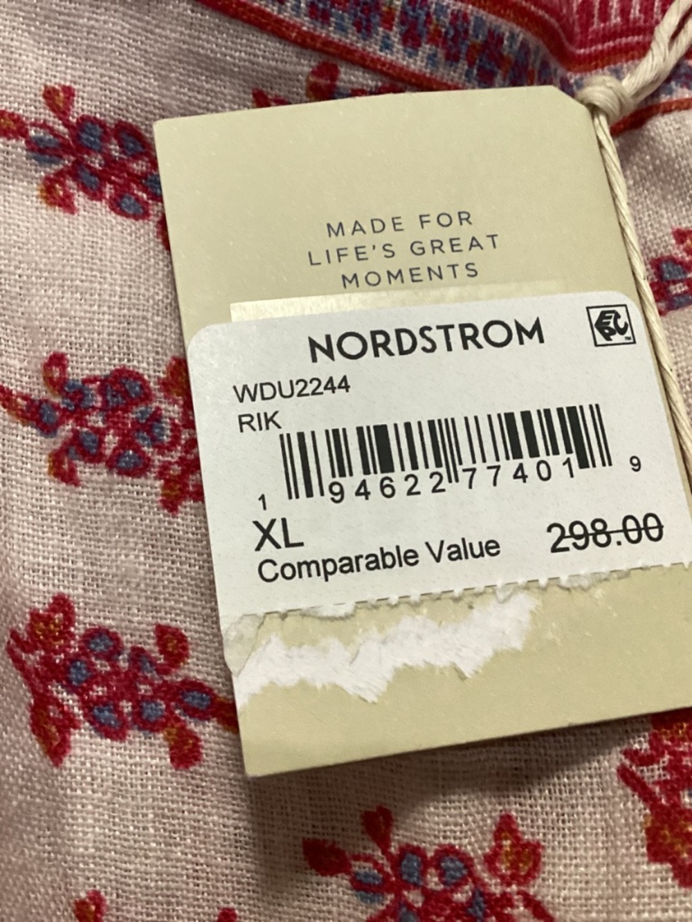 Faherty Gracie Linen Maxi Dress, size XL - Picture 8 of 16